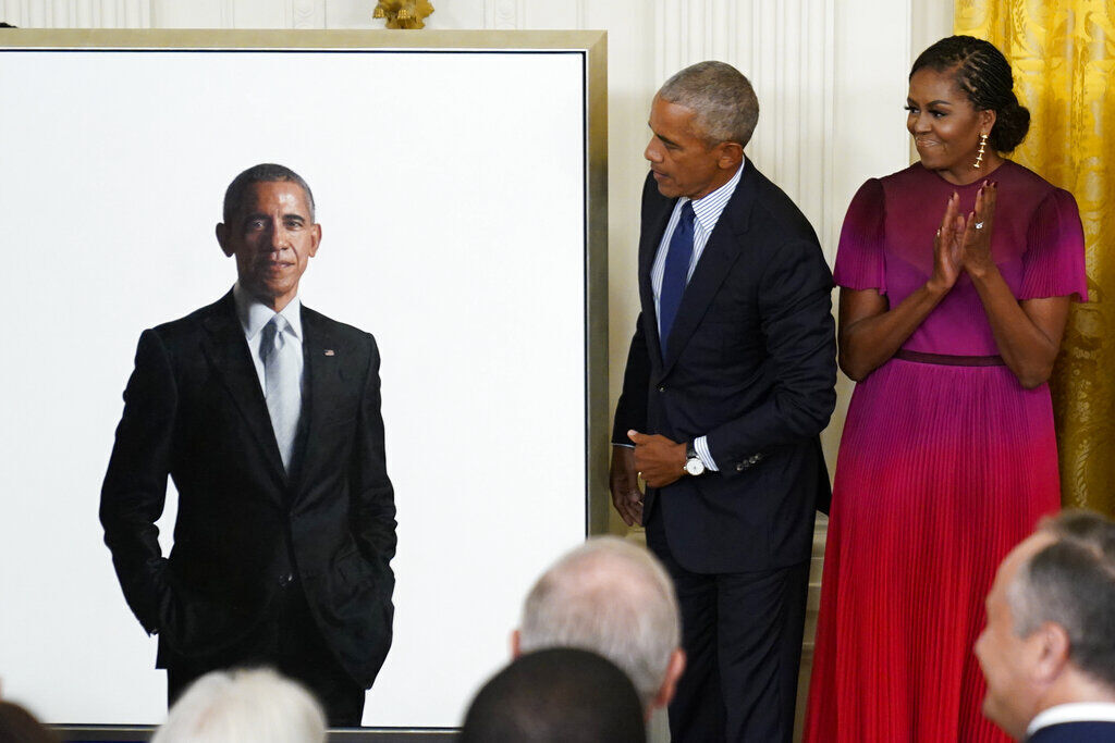Biden Obama Portraits